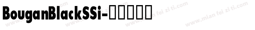 BouganBlackSSi字体转换