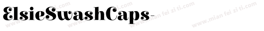 ElsieSwashCaps字体转换