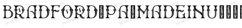 BRADFORD,PA,MADEINU.字体转换