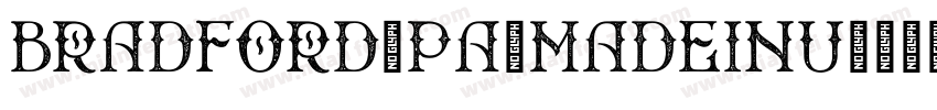 BRADFORD,PA,MADEINU.字体转换
