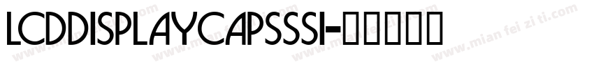 LCDDisplayCapsSSi字体转换