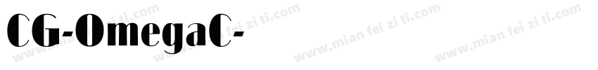 CG-OmegaC字体转换