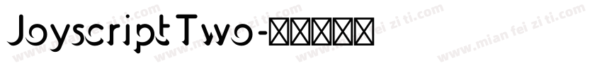 JoyscriptTwo字体转换