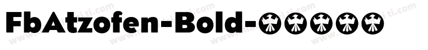 FbAtzofen-Bold字体转换