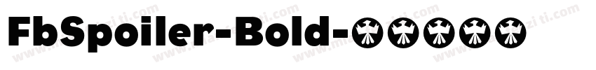 FbSpoiler-Bold字体转换