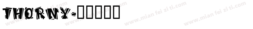 THORNY字体转换