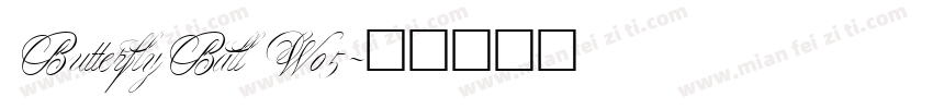 ButterflyBallW05字体转换