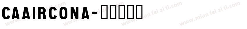 CAAircona字体转换