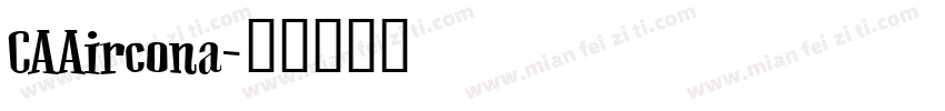 CAAircona字体转换
