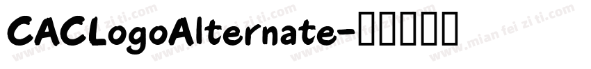 CACLogoAlternate字体转换