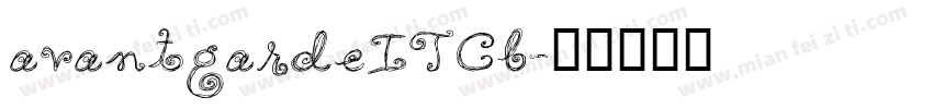 avantgardeITCb字体转换