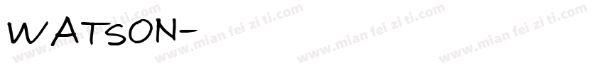 WATSON字体转换