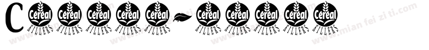 Cereal字体转换
