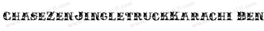 ChaseZenJingletruckKarachi-Benn字体转换