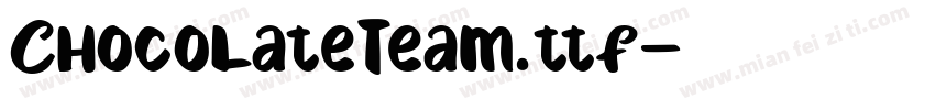 ChocolateTeam.ttf字体转换
