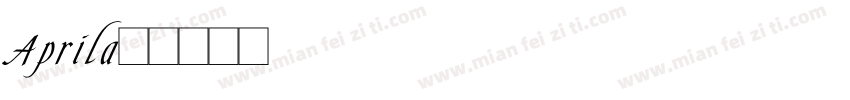 Aprila字体转换
