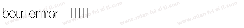 BourtonMar字体转换