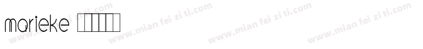 Marieke字体转换