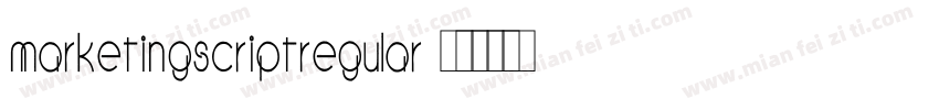 Marketingscriptregular字体转换