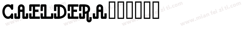 CAELDERA字体转换