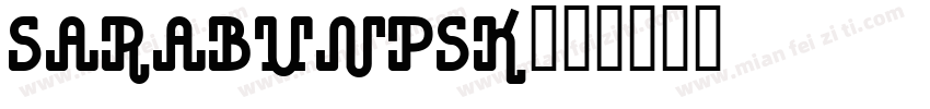 SARABUNPSK字体转换