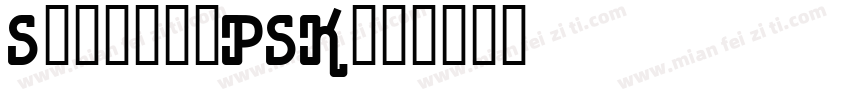 SarabanPSK字体转换