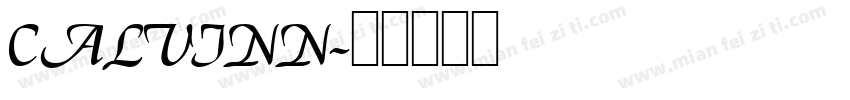 CALVINN字体转换