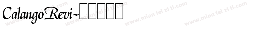 CalangoRevi字体转换