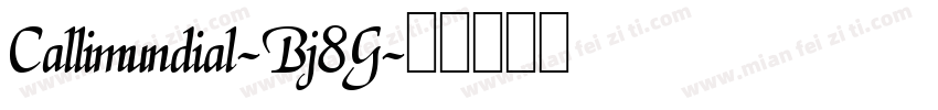 Callimundial-Bj8G字体转换