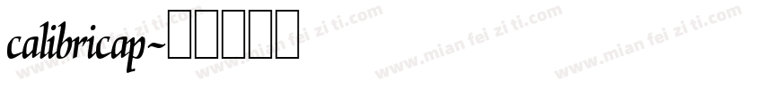 calibricap字体转换