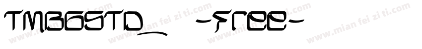 TMBGSTD_字体-Free字体转换