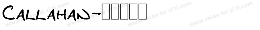 Callahan字体转换