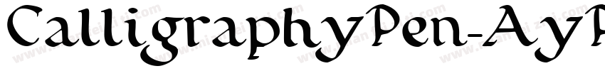 CalligraphyPen-AyP7字体转换