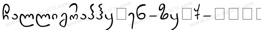 CalligraphyPen-AyP7字体转换