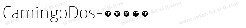 CamingoDos字体转换