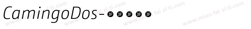 CamingoDos字体转换