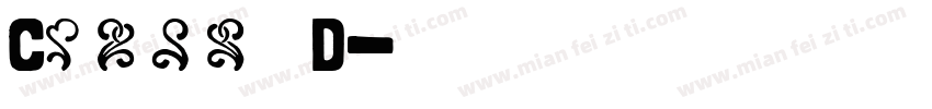 CandlescriptD字体转换