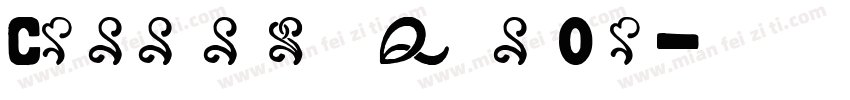 Caneletterscriptthinpersonal-pDzR字体转换