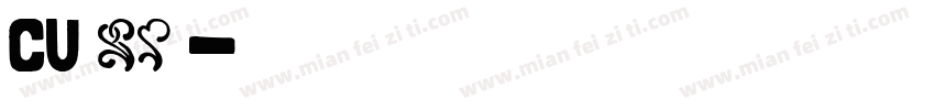 Cuican字体转换
