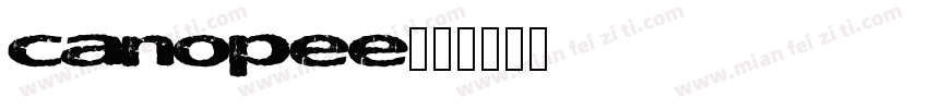 canopee字体转换