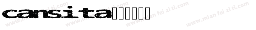 cansita字体转换