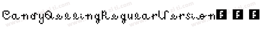 CandyQellingRegularVersion字体转换