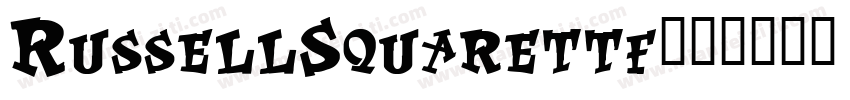 RussellSquarettf字体转换