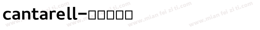 cantarell字体转换