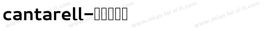 cantarell字体转换