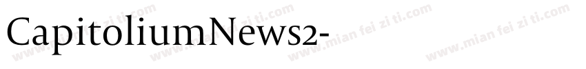 CapitoliumNews2字体转换