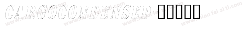 CargoCondensed字体转换