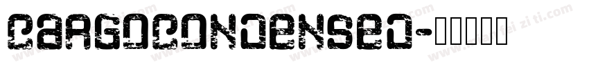 CargoCondensed字体转换