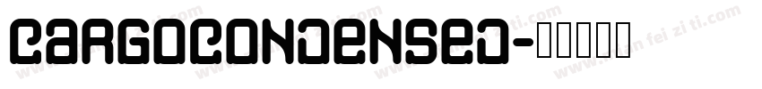 CargoCondensed字体转换