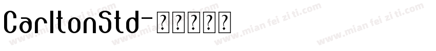 CarltonStd字体转换